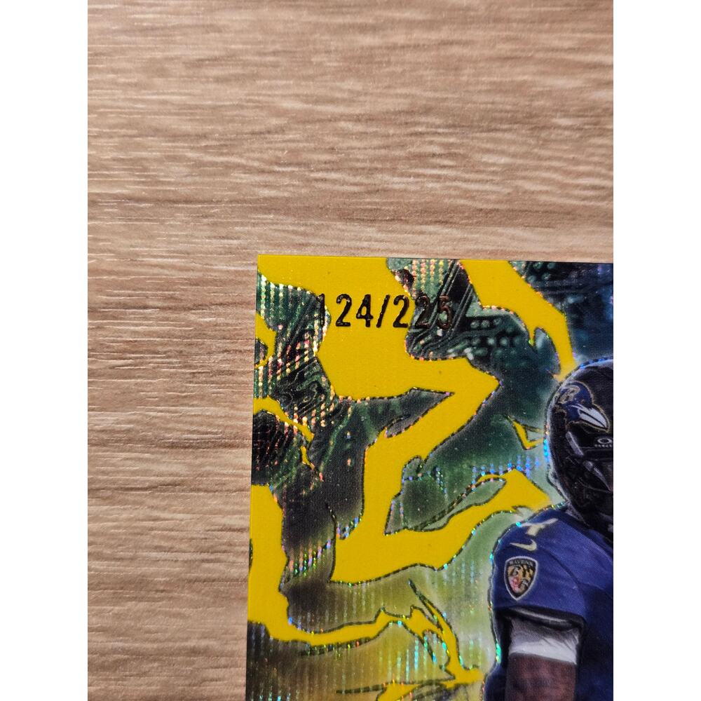 2025 Topps Resurgence Zay Flowers Circuit Breakers Yellow Surge /225 CB-25 - Picture 6 of 6